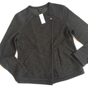Ann Taylor Textured Moto Jacket BNWT
